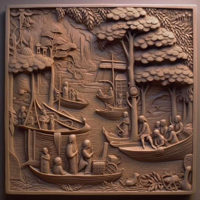 نموذج ثلاثي الأبعاد لآلة CNC 3D Art 